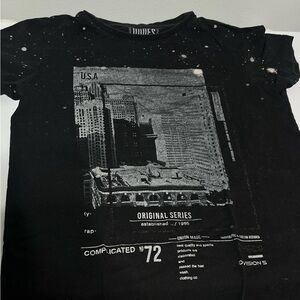 Is black-and-white with graphics you wanted to know